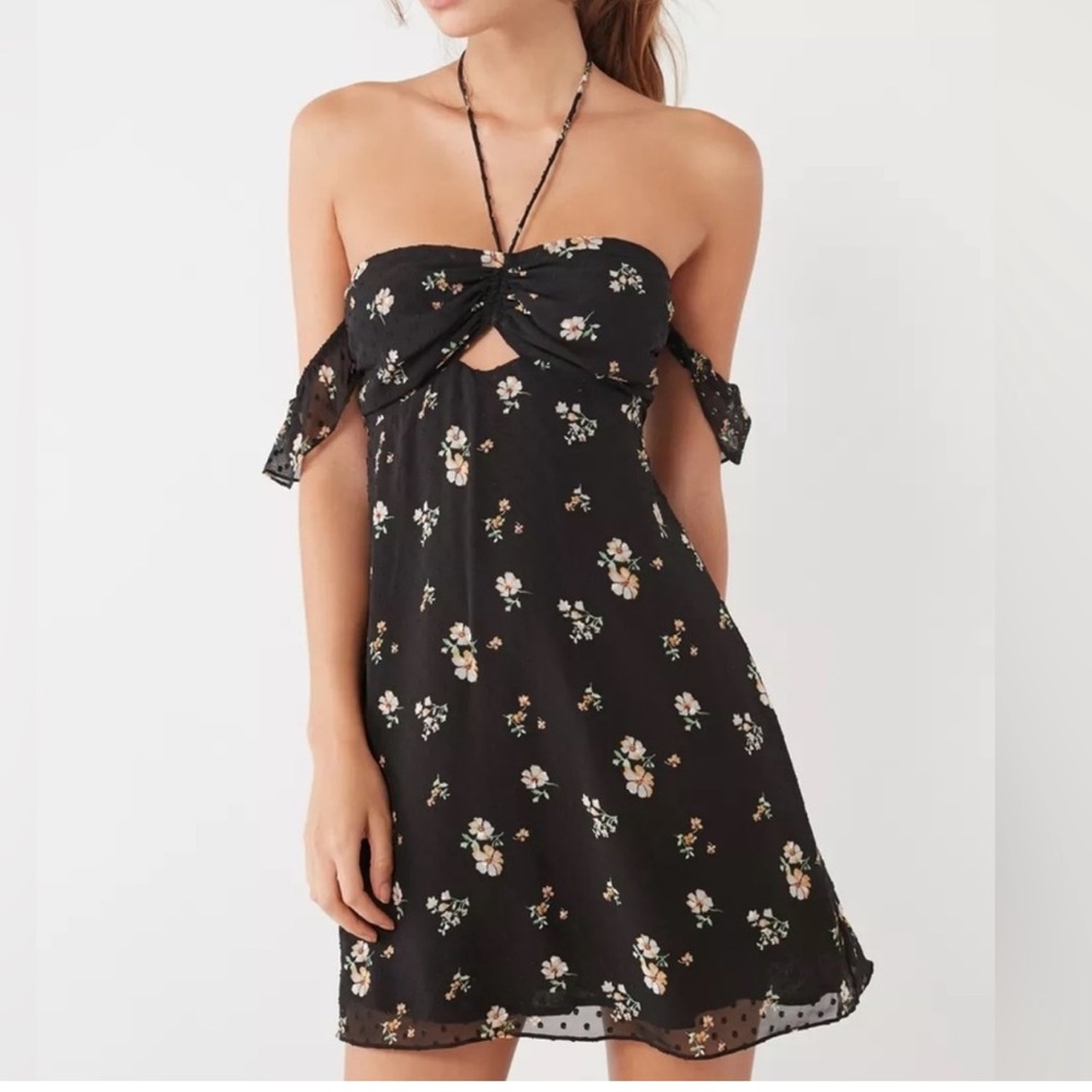 Urban Outfitters - Black Floral Dress